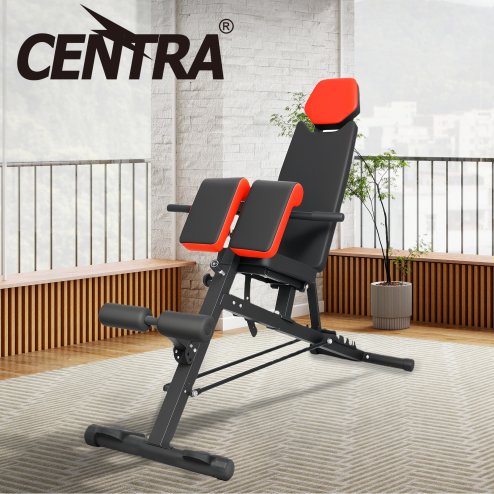 Centra Weight Bench Adjustable Foldable Strength Training Full Body Workout Gym