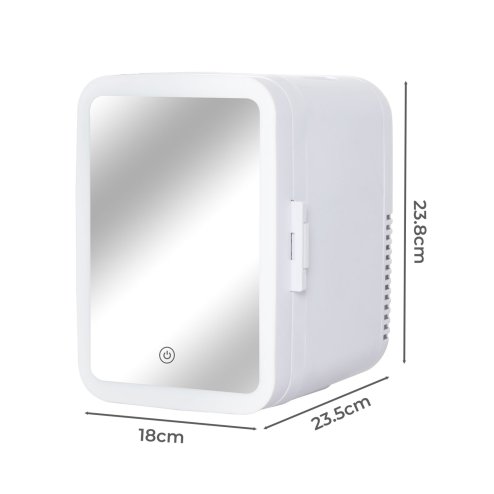 Spector 5L Mini Fridge with LED Light Mirror