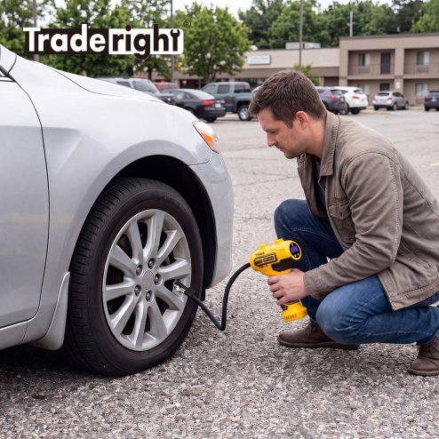 Traderight Car Tyre Inflator Cordless Air Compressor 150PSI Portable Tyre Pump