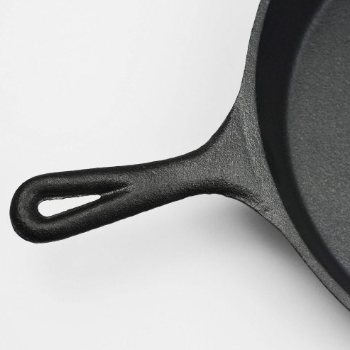 Toque Frying Pan Non Stick Cast Iron 30cm Steak Skillet Round BBQ Grill Camping