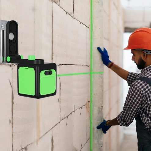 Traderight Green Laser Level Self Leveling IP54 Water Resist with Tripod