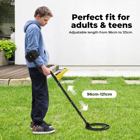 Traderight Deep Professional Metal Detector Hunt Treasure Gold Coins Waterproof