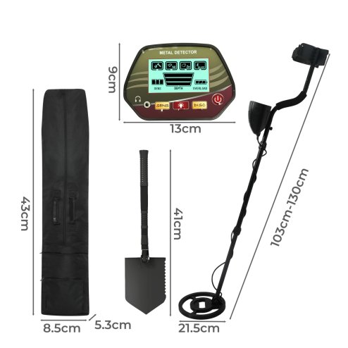 Traderight Metal Detector Professional Waterproof for Beginner 4 Search Mode