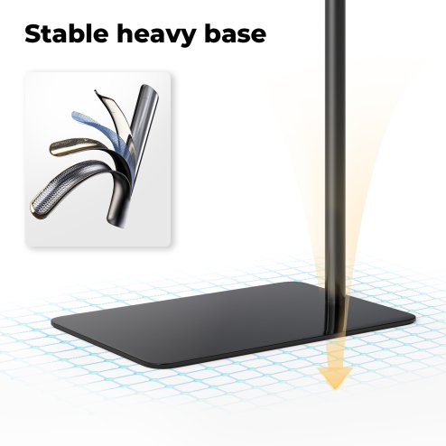 Emitto LED Lash Light Half Moon Lamp for Lash Extension Tattoo Aluminium Alloy