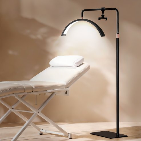 Emitto LED Lash Light Half Moon Lamp for Lash Extension Tattoo Aluminium Alloy