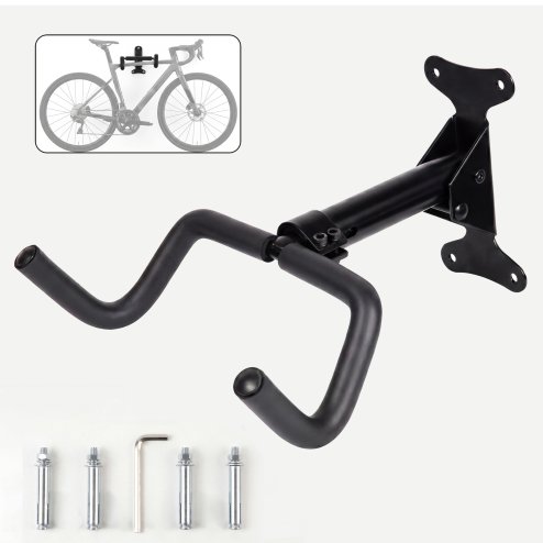 MONVELO Bike Wall Mount Rack Foldable Bicycle Storage Hanger Holder Adjustable