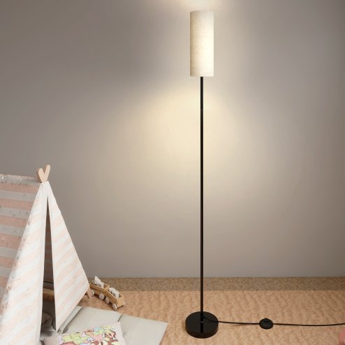 Emitto Led Floor Lamp Bedside Light Dimmable Remote & Foot Switch Bulb Included