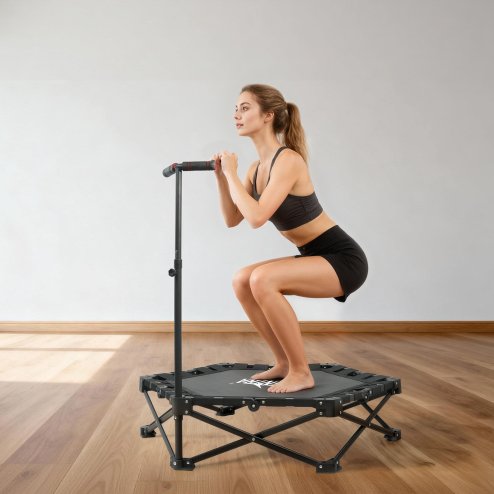 Centra 42 inch Trampoline Handrail Rebounder Folding Fitness Exercise Home