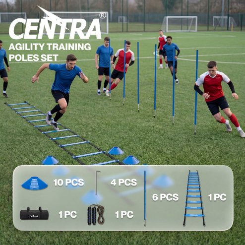 Centra Football Agility Training Poles Set Speed Soccer Training Equipment