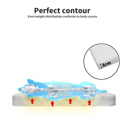 Skylos Orthopedic Pet Calming Bed Extra Large Foam Plush Dog Nest Mattress Mat