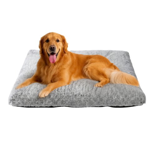 Skylos Extra Large Dog Bed Mattress Plush Cushion Washable Pet Crate Pad Mat