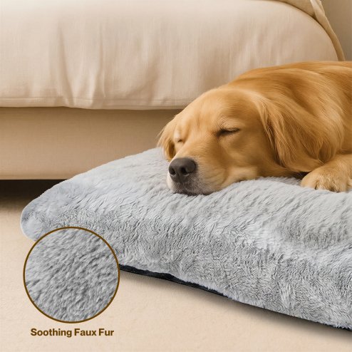 Skylos Pet Bed Soft Cushion Plush Small Dog Crate Puppy Mattress Washable Pad Mat