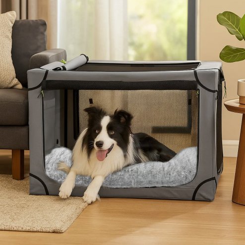 Skylos Dog Bed Soft Plush Pet Mattress Cushion Crate Puppy Cat Washable Pad Mat