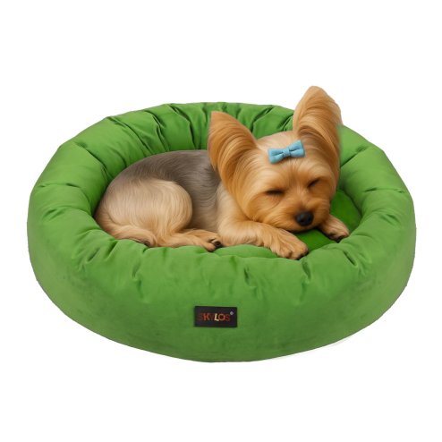 Skylos Dog Bed Donut Soft Large Cat Beds For Calming Pet Anti Anxiety Washable S
