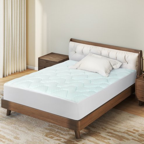 Lavio Mattress Topper Pillowtop Protector Memory Foam Bamboo Cover Small Double
