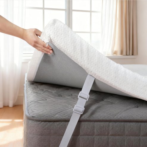 Lavio 4 Inch Memory Foam Mattress Topper Cooling Small Double Pressure Relief