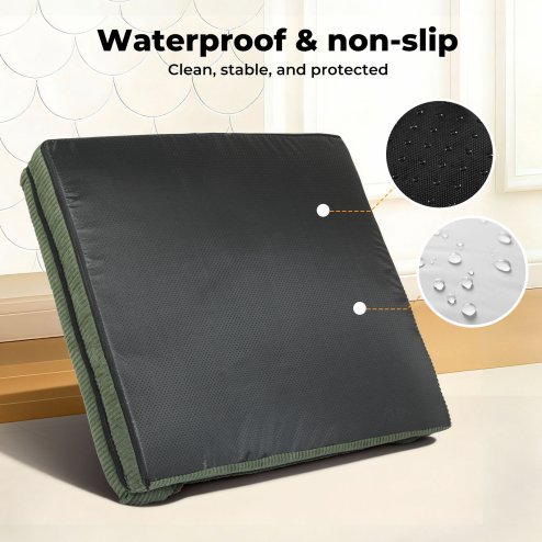 Large Dog Pet Bed Orthopedic Washable Waterproof Corduroy Wear Resistant 93x63cm