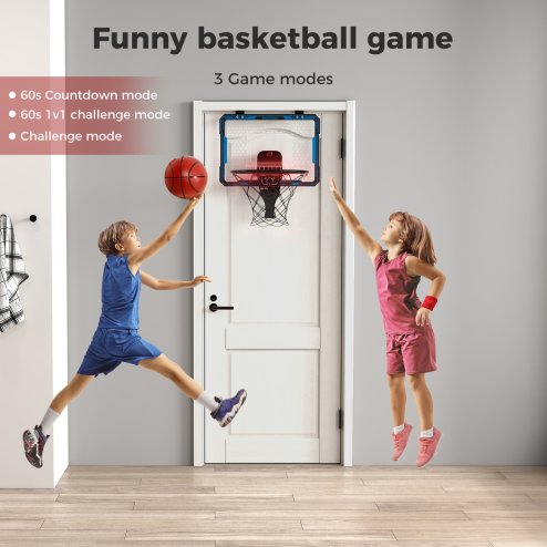 Dekko Basketball Hoop Automatic Scoring for Kids With 4 Balls