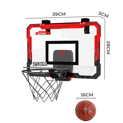 Dekko Basketball Hoop Scoring for Kids With 4 Balls