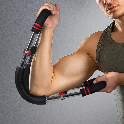 Centra Shaker Twister Arm Power Trainer Adjustable Chest Expander Bar 30-50kg