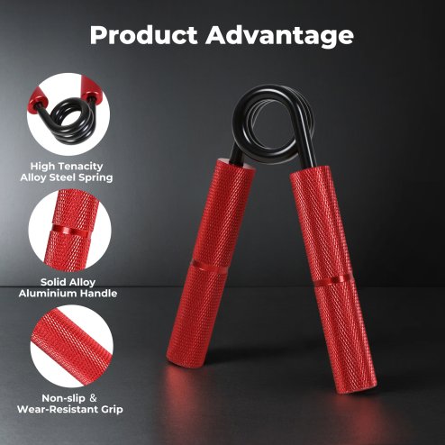 Centra Hand Grip Strengthener Set Gym Trainer Gripper Metal Non Slip 100-350LB