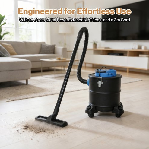 Spector 20L Ash Vacuum Cleaner 1200W 20KPA Fireplace Wood Burner Dust Collector