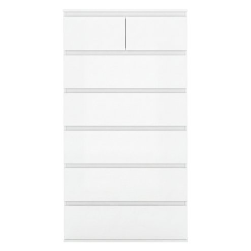 Levede Tall Chest of Drawers White Storage Cabinet for Bedroom Hallway Home