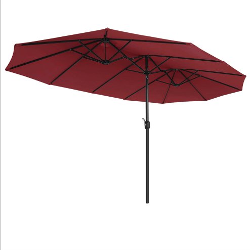 Mountview Large Parasol Patio Umbrella Outdoor Garden Pool Sunshade Double-Sided