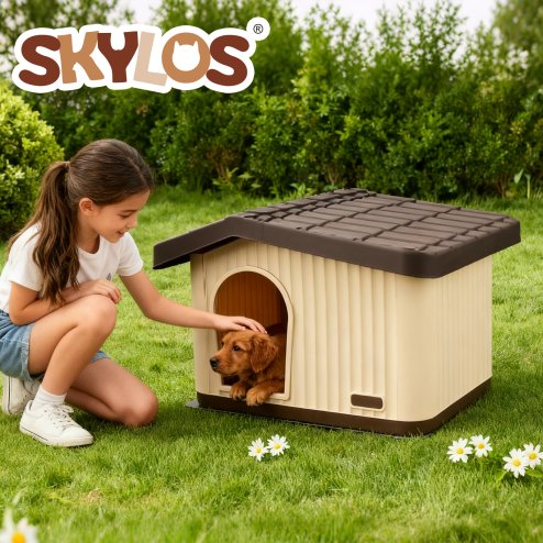 Skylos Dog Winter Insulated House Outdoor Feral Cat Weatherproof Warm Stray Dog Shelter