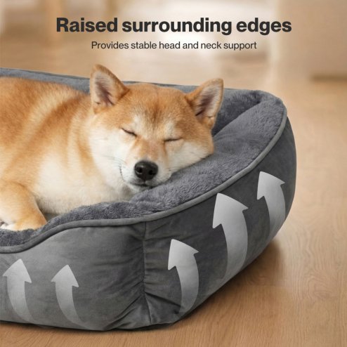 Skylos Orthopedic Dog Bed Soft Arctic Velvet Small Pet Bed Mattress Anti-Slip