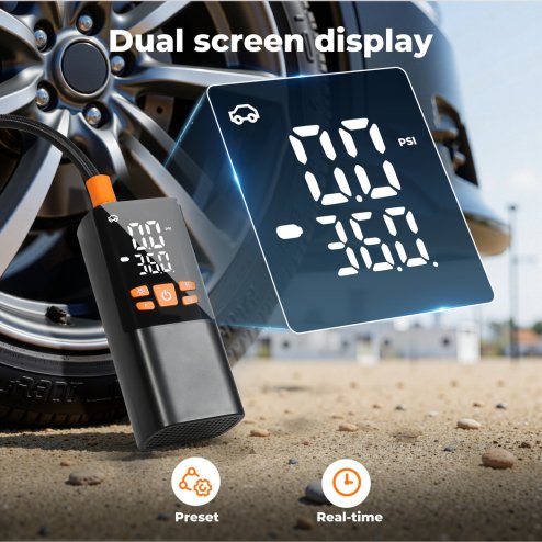 Manan Tire Inflator Portable Air Compressor