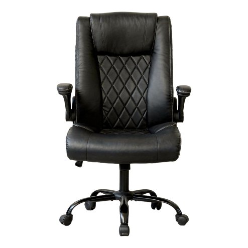 Levede Executive Office Chair PU Leather Reclining Desk Chair Flip-Up Armrests
