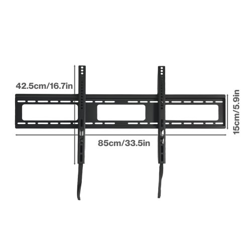 Levede TV Wall Bracket Slim for 32-85 In Flat LED LCD OLED Plasma VESA 800x400