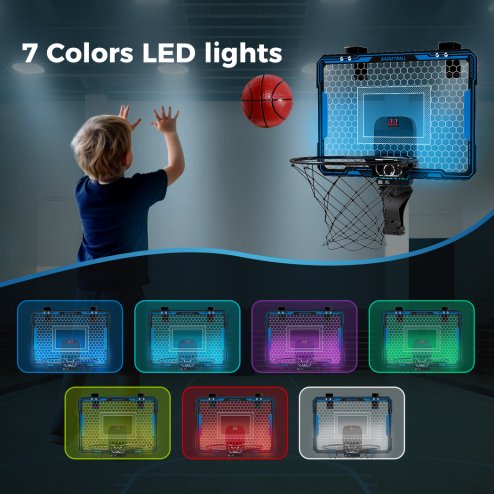 Dekko Basketball Hoop Automatic Scoring for Kids With 4 Balls