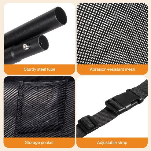 Skylos Dog Car Barrier Net Mesh Dog Guard Safety Car Boot Back Seat Pet Barrier