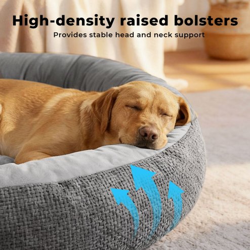 Skylos Pet Bed Large Washable Plush Orthopedic Pet Sofa Cushion Mat Soft Indoor
