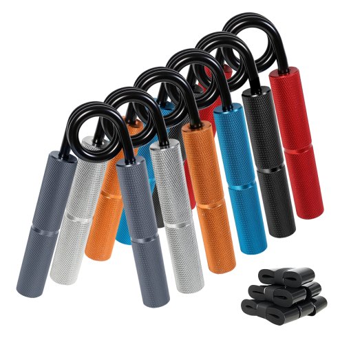 Centra Hand Grip Strengthener Set Gym Trainer Gripper Metal Non Slip 100-350LB