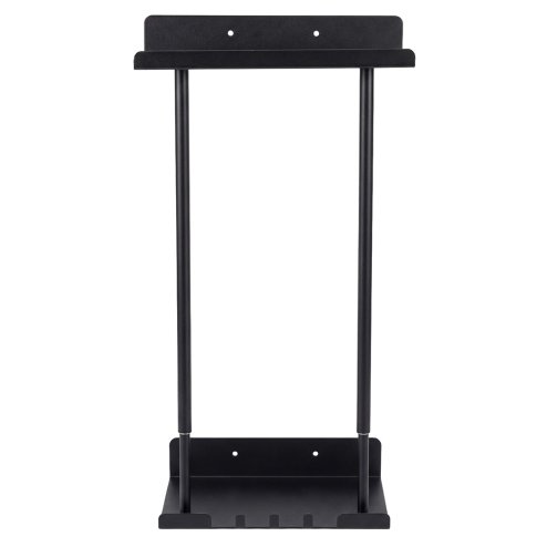 Levede Towel Rack Adjustable No Drilling Towel Holder Storage Wall Mounted Black