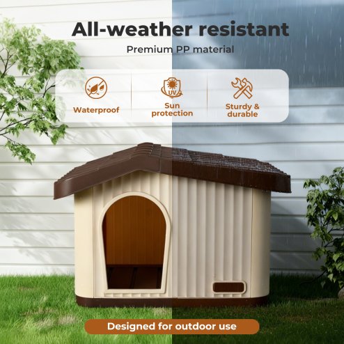 Skylos Dog Winter Insulated House Outdoor Feral Cat Weatherproof Warm Stray Dog Shelter