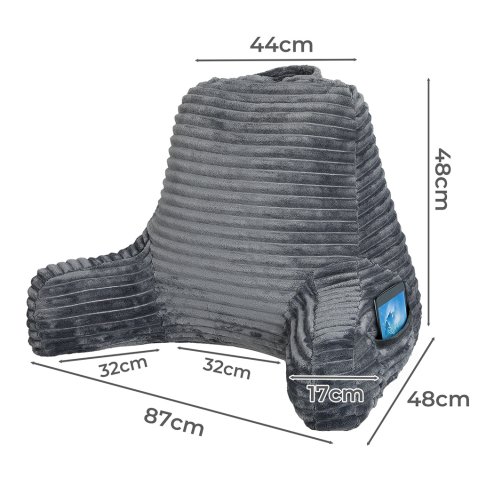 Lavio Reading Bed Rest Pillow with Wrist Support