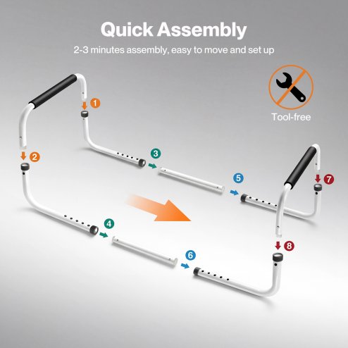 Levede Blanket Lifter for Feet Foot Tent Blanket Support Holder Bar Adjustable