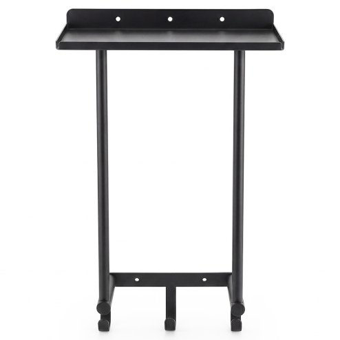 Levede Towel Rack Wall Mounted Shelf Bathroom Storage Holder with Hooks Black
