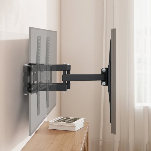 Levede Full Motion TV Wall Bracket for 32-65 Inch Curved Flat Screens TVs