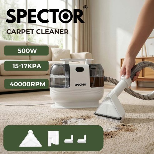 Spector Cleaner Machine, 500W, White