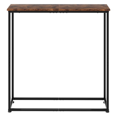 Console Hall Table Slim Entryway Hallway Sofa Table Display Shelf Industrial