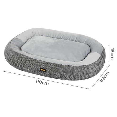 Pawz Pet Bed Washable Plush Orthopedic Soft Indoor Pet Cushion Mat Extra Large