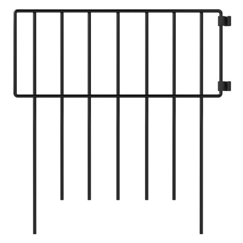 Levede 10 Pack Animal Barrier Outdoor Pet Border Metal Decorative Garden Fence