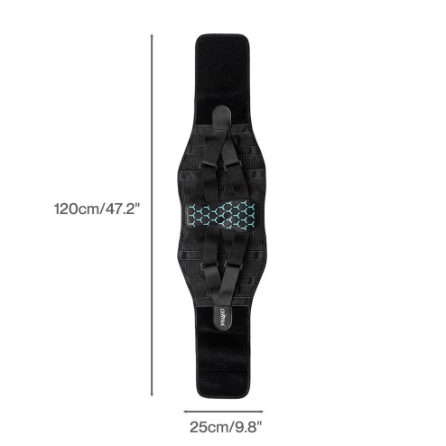Centra Back Support Belt Lower Back Pain Relief Breathable 3D Lumbar 7 Stays