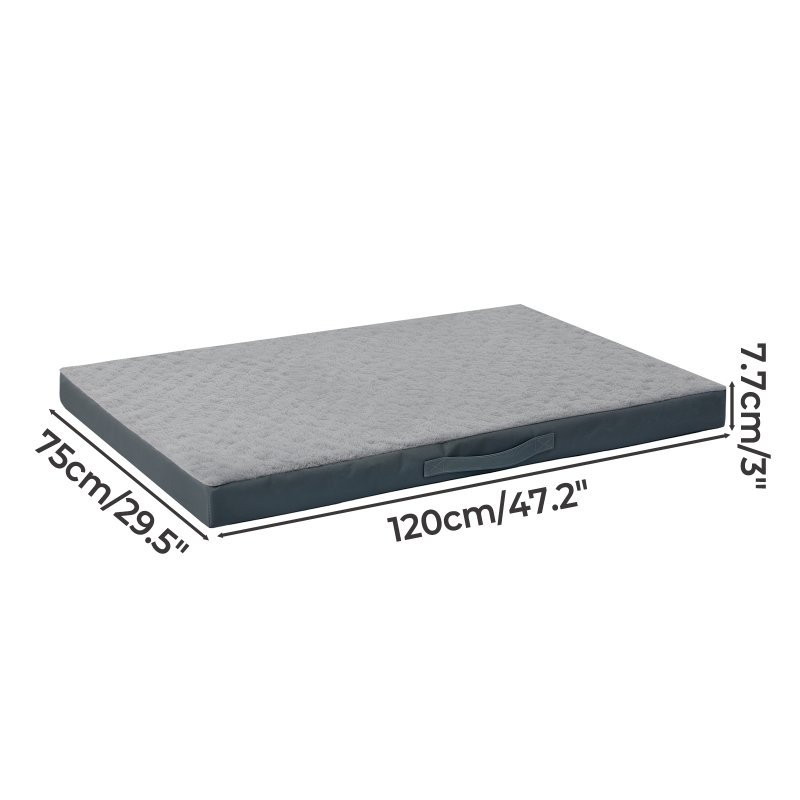SKYLOS Washable Dog Bed Waterproof Plush Non-Slip Pet Mattress for Large Dogs
