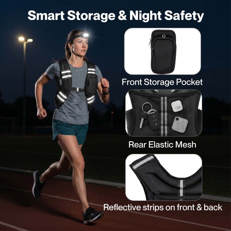 Centra 5.5kg Weighted Vest Running Fitness Training Exercise Vest Adjustable